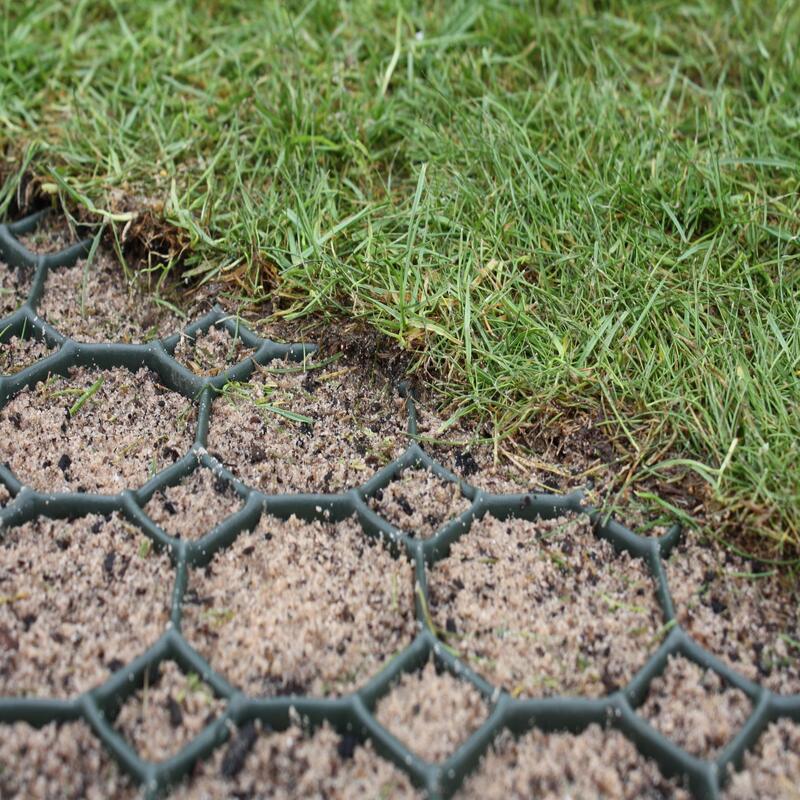 HDPE Plastic Grass Grid for Grass Pavement Parking Lots Slope Erosion Control Soil Stabilization Gravel Pavers and Landscaping Plastic Grass Grid
