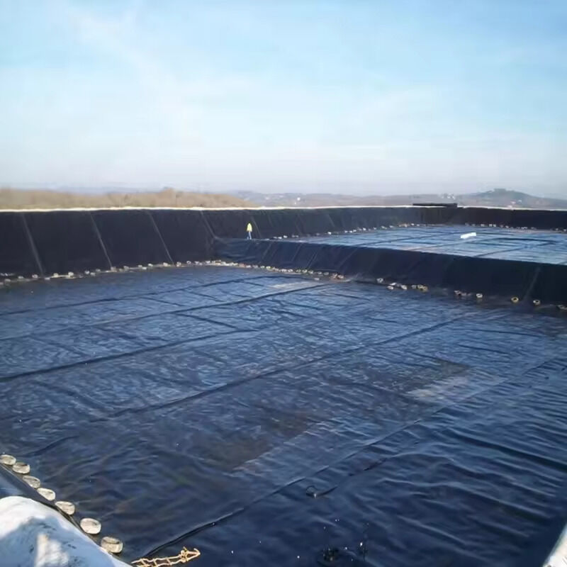 Durable Black HDPE Geomembrane Pond Liner 0.5mm–2.0mm for Circular Fish Tanks, Aquaculture Water Storage, Reservoirs and Dam Waterproofing Applications