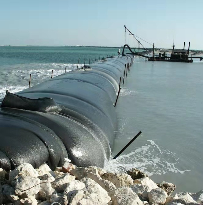 Sludge Pets Sludge PET Geotube Dewatering Bags for Shoreline Restoration